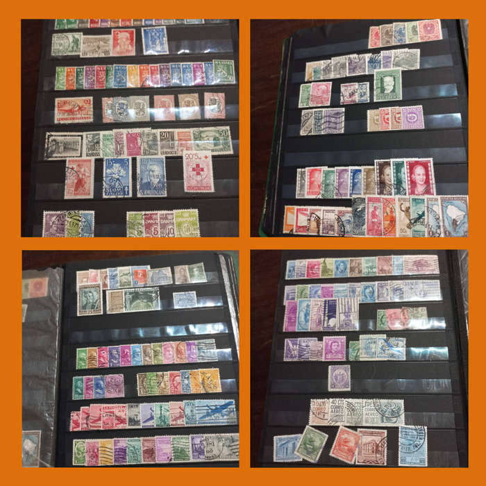 World Stamp Collection in Stockbook  Mint & Used Notably Europe and Americas