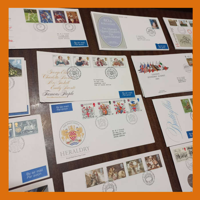 Great Britain First Day Covers  50 Addressed FDCs, Mainly 1980  550g