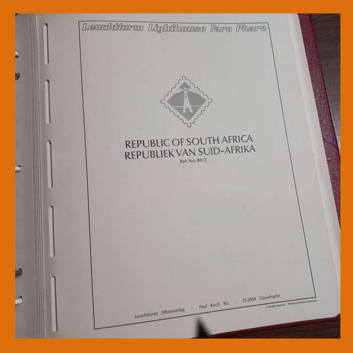 South Africa  4 Luxury Lighthouse Albums Including Pre-Printed 1961 to 1979 Pages
