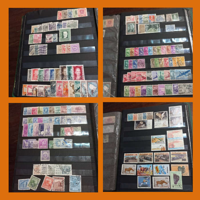 World Stamp Collection in Stockbook  Mint & Used Notably Europe and Americas