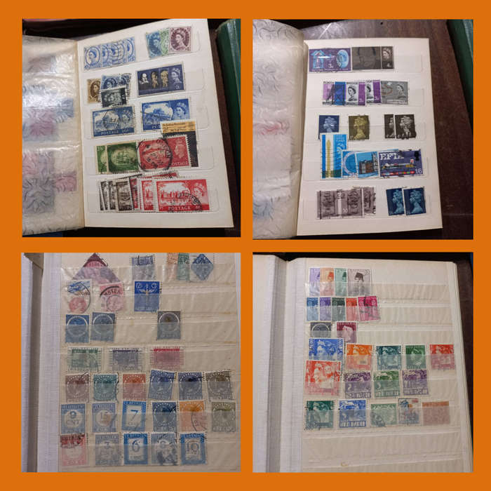 World & South Africa Stamps in 20+ Compact Stock Books  Thousands stamps also 3 Empty for Expansion