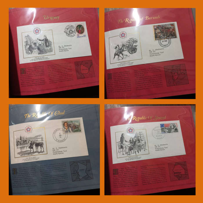USA  American Revolution Bicentennial Limited Edition Collection Over 100 International Covers