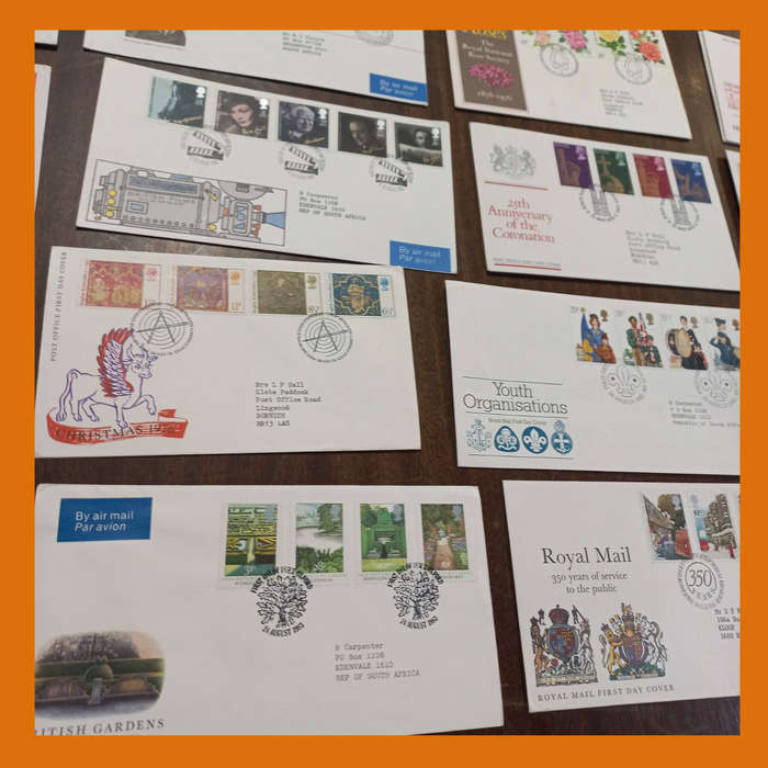Great Britain First Day Covers  50 Addressed FDCs, Mainly 1980  550g