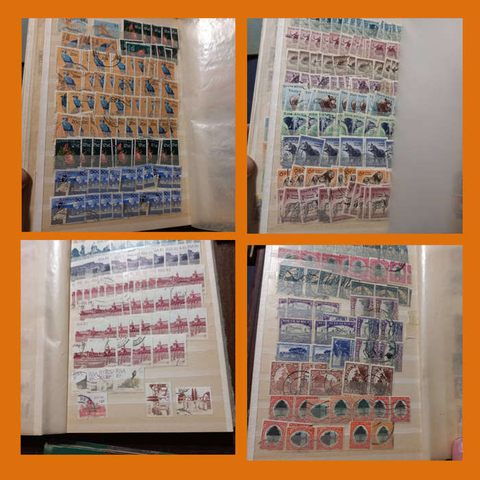 World & South Africa Stamps in 20+ Compact Stock Books  Thousands stamps also 3 Empty for Expansion