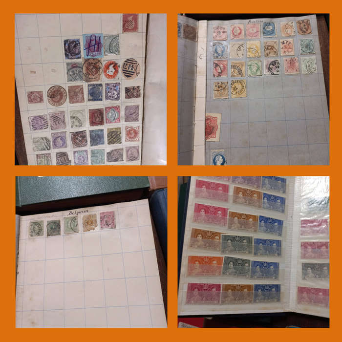 World & South Africa Stamps in 20+ Compact Stock Books  Thousands stamps also 3 Empty for Expansion