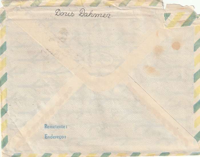 Brazil Cover - 1972 1975 - Numeral and Post Office Emblem luminescent