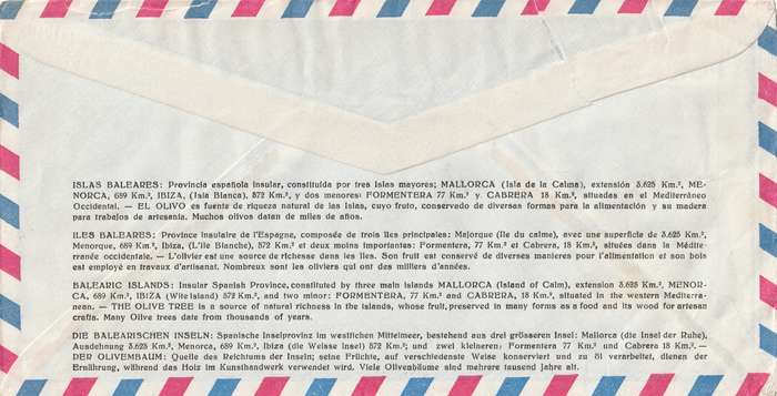 Spain Cover - 1967 1955 - Refrigeration Congress Airmail Aviation Caravel Ships Maps Horses Islas B
