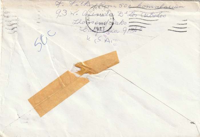 United States USA Cover - 1976 - Giori Press Printing Airmail Plane Globes Flag Flags Air Rate Retu