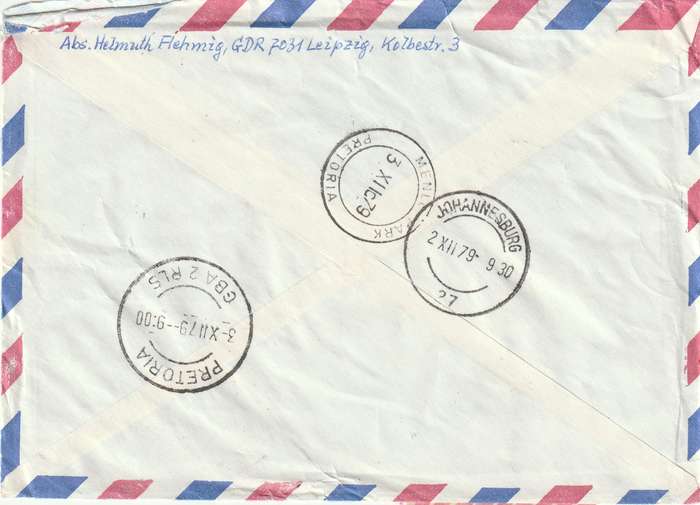 Germany DDR Cover Einschreiben Registered - 1979 - National Stamp Exhibition Dresden Leipzig Fair M