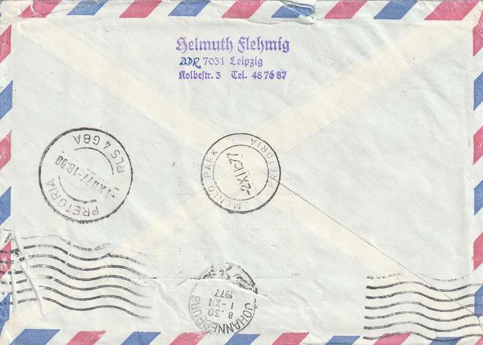 Germany DDR Cover Eilsendung Express - 1965 - Centenary ITU UIT Broadcasting system Flowering Cactu