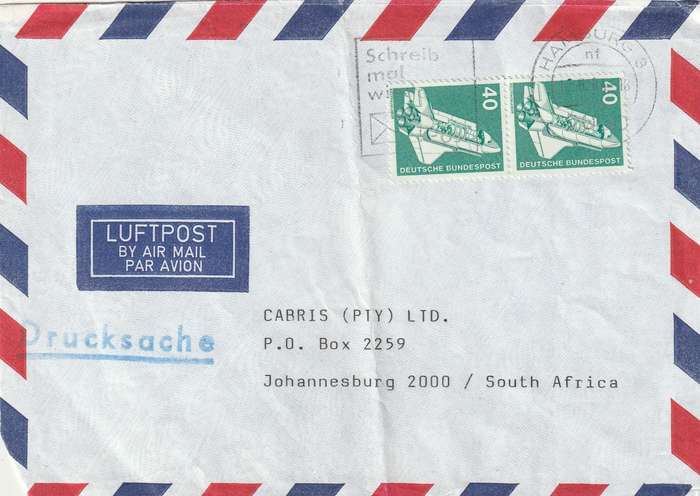 Germany on Cover - 1975 1984 - Industry and Technology Space shuttle