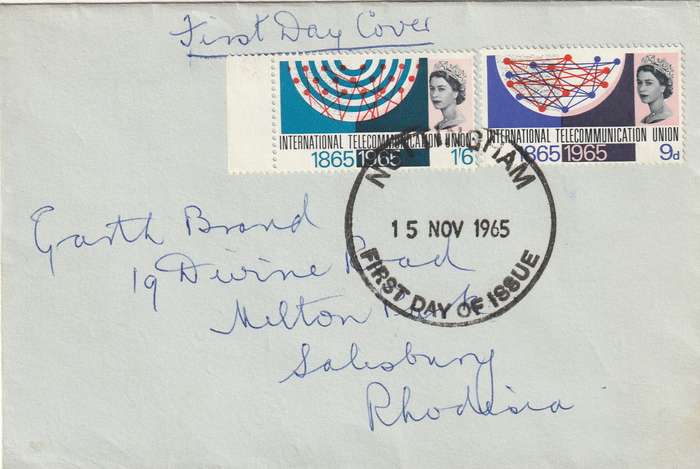 Great Britain Cover FDC - 1965 - ITU International Communication Union