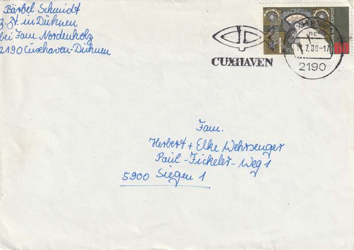 Germany Federal Cover - 1979 1980 - World Administrative Radio Conference CUXHAVEN