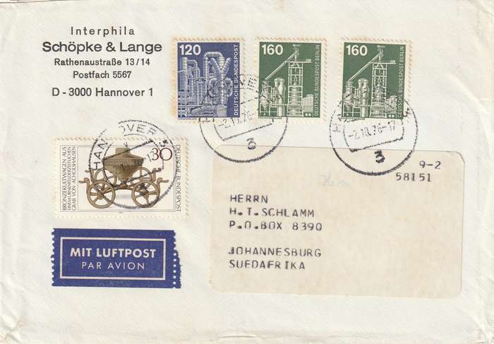 Germany Federal Berlin Cover - 1975 - Industry Technology Blast Furnace