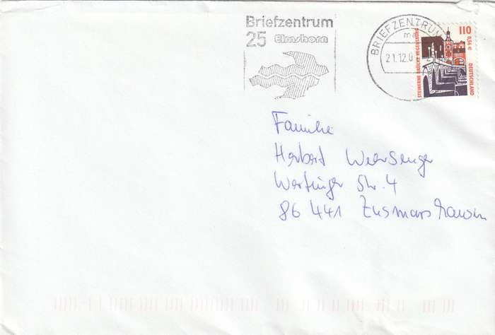 Germany Federal Cover - 1987 1991 - Historic Sites Regensburg Stone Bridge