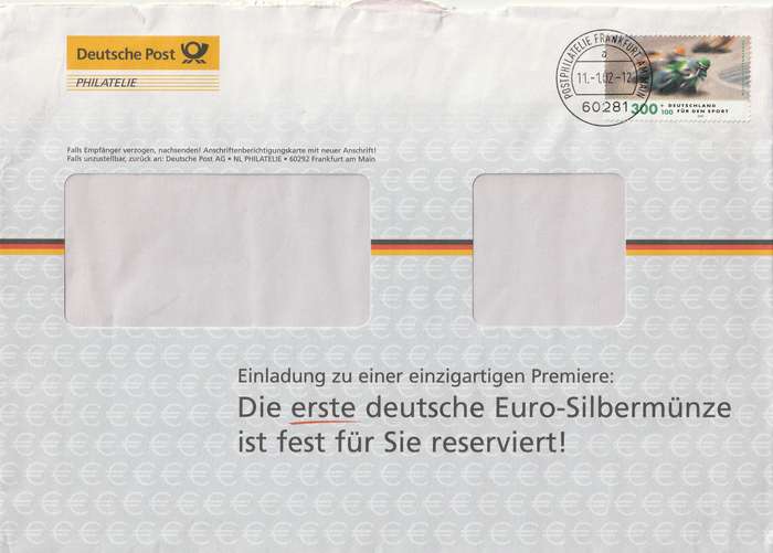 Germany Federal Cover - 1999 - Racing Sports Motorcycles