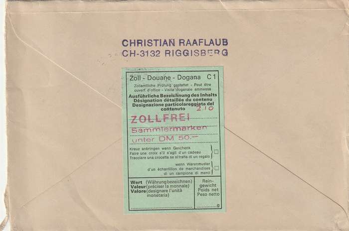 United Nations Cover Registered Geneva Geneve - 1970 - Racism Grain Racial discrimination Zoll Doua