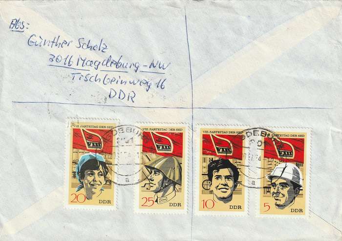 Germany DDR Cover Registered Einschreiben - 1971 1972 - Society for Sport and Technology Socialist