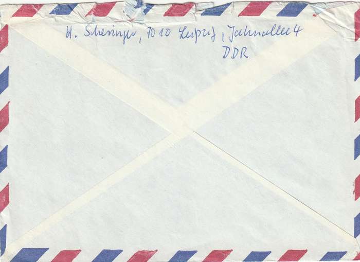 Germany DDR Cover Registered Einschreiben - 1980 1981 - Communist Party Congress Autumn Fair Leipzi