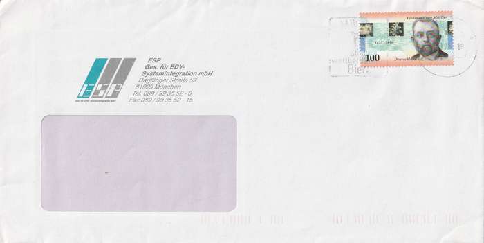 Germany Cover - 1996 - Baron Ferdinand von Mueller Botanist