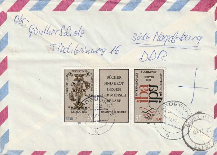 Germany DDR Cover Einschreiben Registered - 1981 - Historic Medical Instruments Book Art Exhibition
