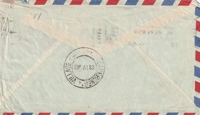 Spain Cover - 1962 - Coat of Arms COA Baleares Slogan Al reverso de los Envios