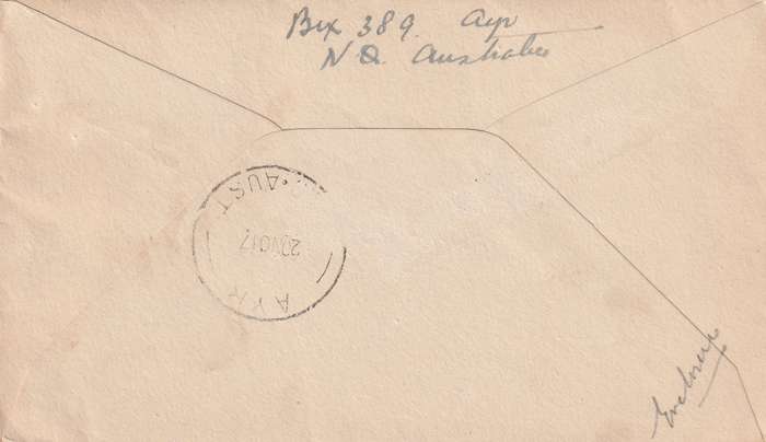 Australia Cover FDC - 1947 - Princess Elizabeth
