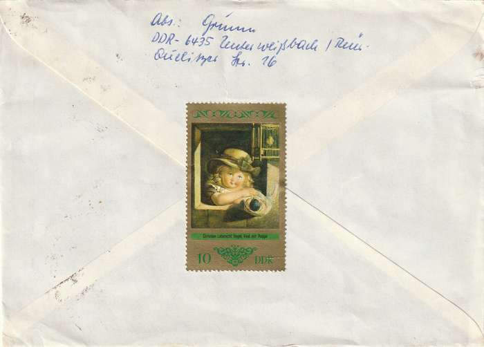 Germany DDR Cover - 1973 - Paintings