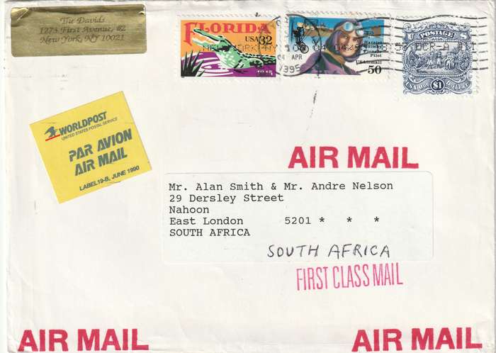 United States USA Cover - 1995 1994 - Florida Statehood Surrender of Gen John Burgoyne Harriet Quim