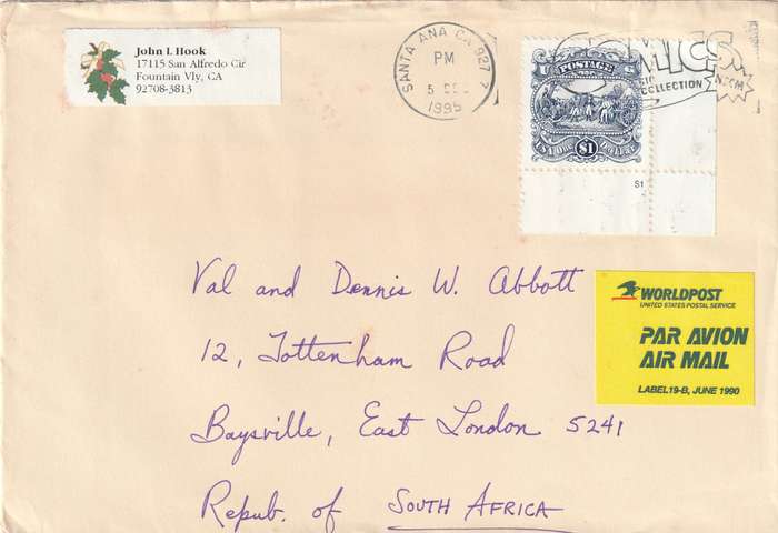 United States USA Cover - 1995 1994 - Surrender of Gen John Burgoyne Slogan COMICS Butterflies
