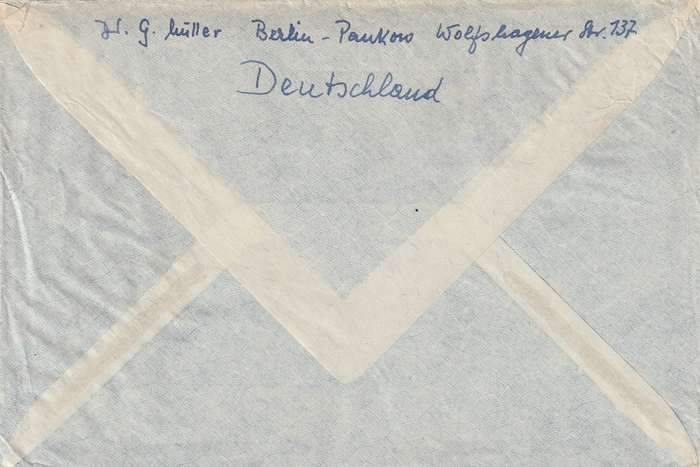 Germany DDR Cover Einschreiben Registered - 1958 1959 - Day of the Stamp Aviation World Youth Festi