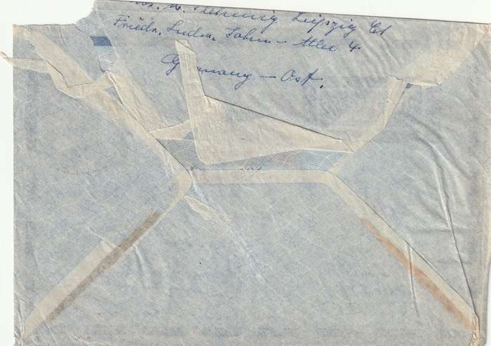 Germany DDR Cover - 1958 - Leipzig Fair Airmail Messeflughafen