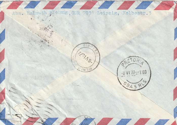 Germany DDR Eilsendung Express Cover - 1973 1974 - Poisonous European Mushrooms Peace and Socialism