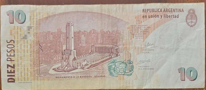 2004-2005 Argentina 10 Diez Pesos