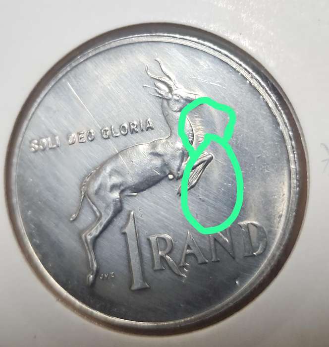 1990 R1 Error ~Struck Through~ Obv & Rev sides