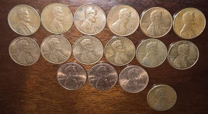 USA One Cent - Bid per Coin to Take ALL!