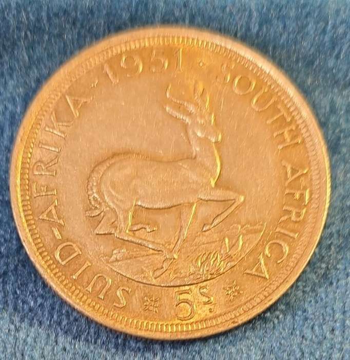 1951 5 Shilligs Silver