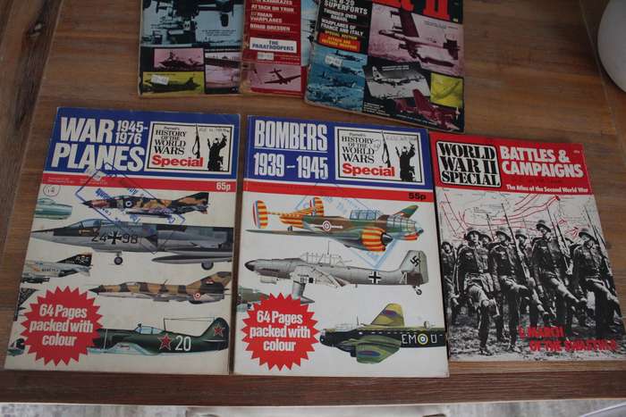 WW2 magazines x 6 - great find......see below......