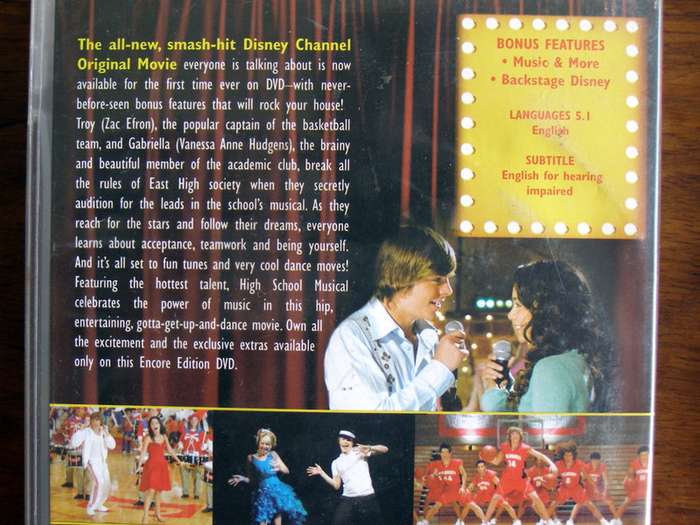 DVD MOVIE ASSORTMENT High School Musical/The Sitter/Little Miss Sunshine/Scary Movie