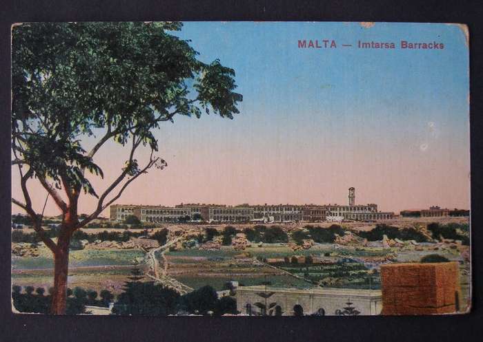 Vintage Maltese POSTCARD - Imtarsa Barracks