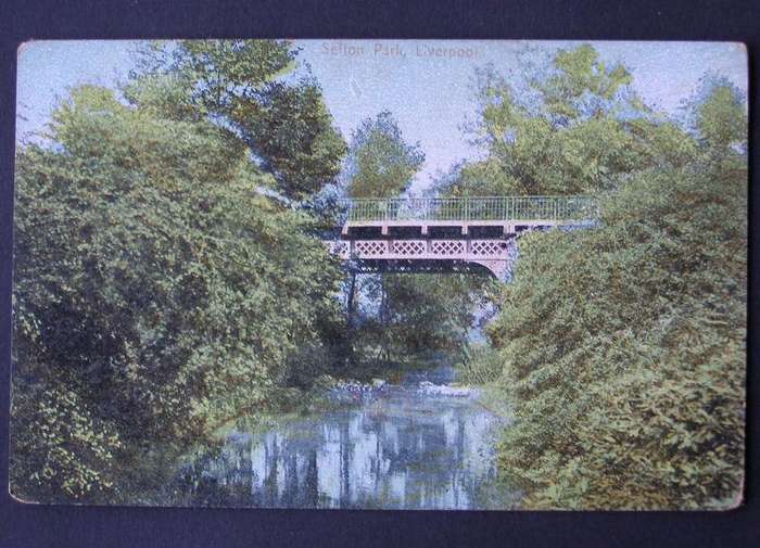 Vintage POSTCARD - Selton Park, Liverpool