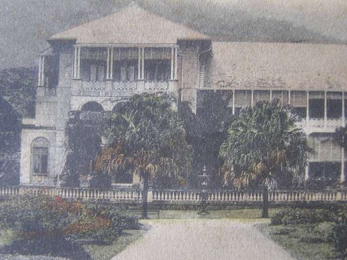 Stephens & Scott POSTCARD - Government House, Trinidad 1906