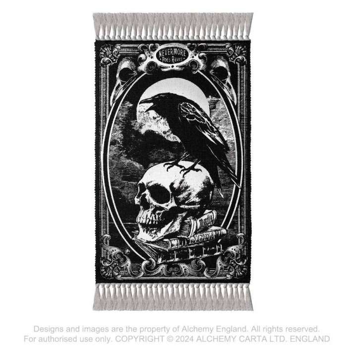 Alchemy Gothic RUG4 Poe's Raven rug