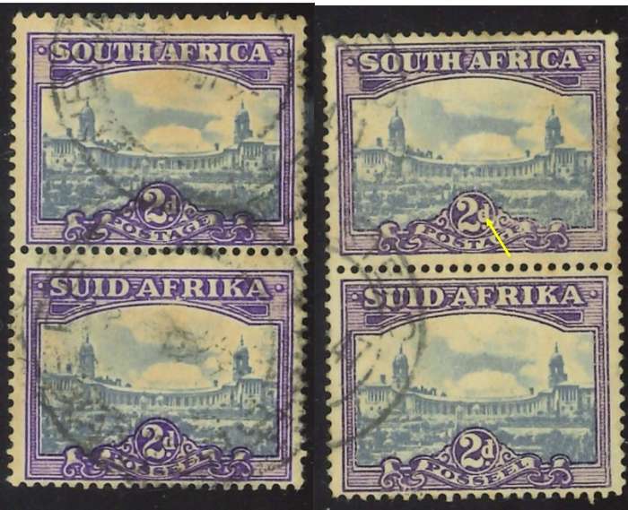 Union of SA - 2d Pictorial Vertical Pairs x 2 - With Variety