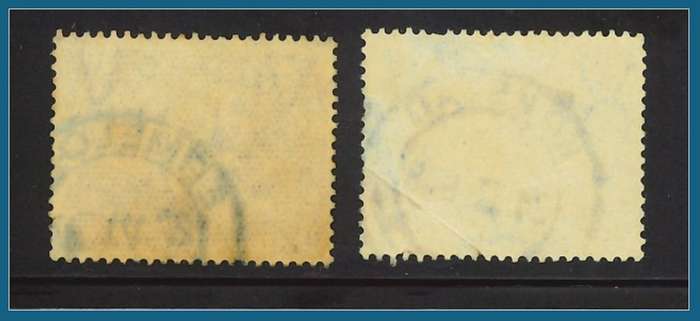 Union of South Africa - 4d Pictorials - Ermelo & Kokstad Postmarks