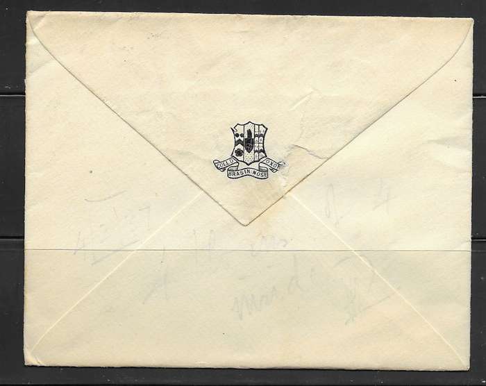 Great Britain - 1937 - Cover From Oxford to Fort Victoria