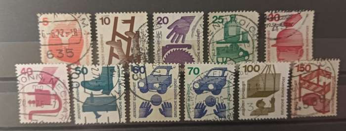 West Germany 1971 - Information on Accidents - VFU Set