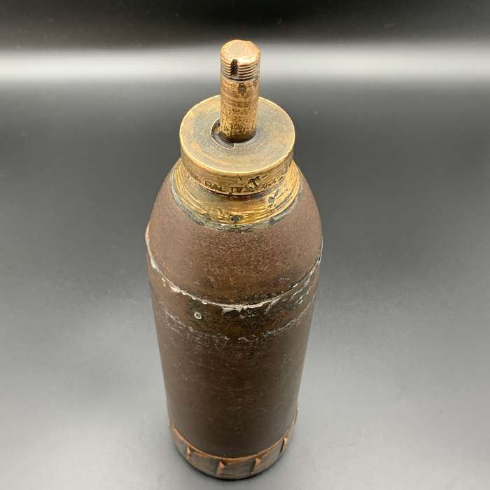 Boer War - Scarce 15pr 'Mk II' (Inert) Shrapnel Shell (12-Groove)