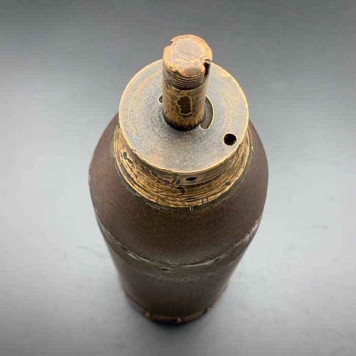 Boer War - Scarce 15pr 'Mk II' (Inert) Shrapnel Shell (12-Groove)
