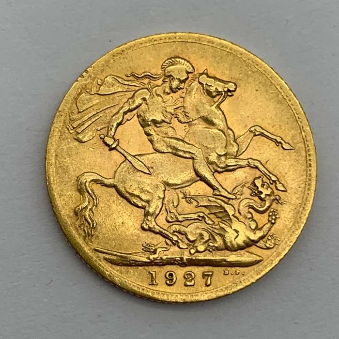 Gold '1927' Full Sovereign (Pretoria Mint)